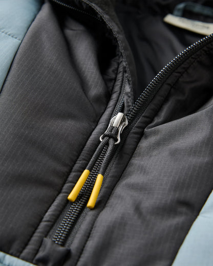 Oceanic Recycled Insulated Anorak - Storm Grey - Flatlay