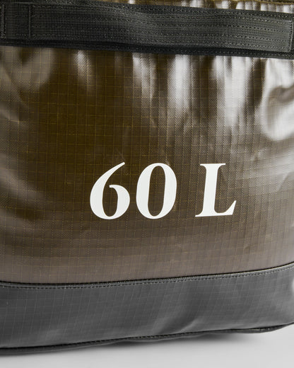 Roamer Recycled 60L Duffel Bag - Khaki - Flatlay