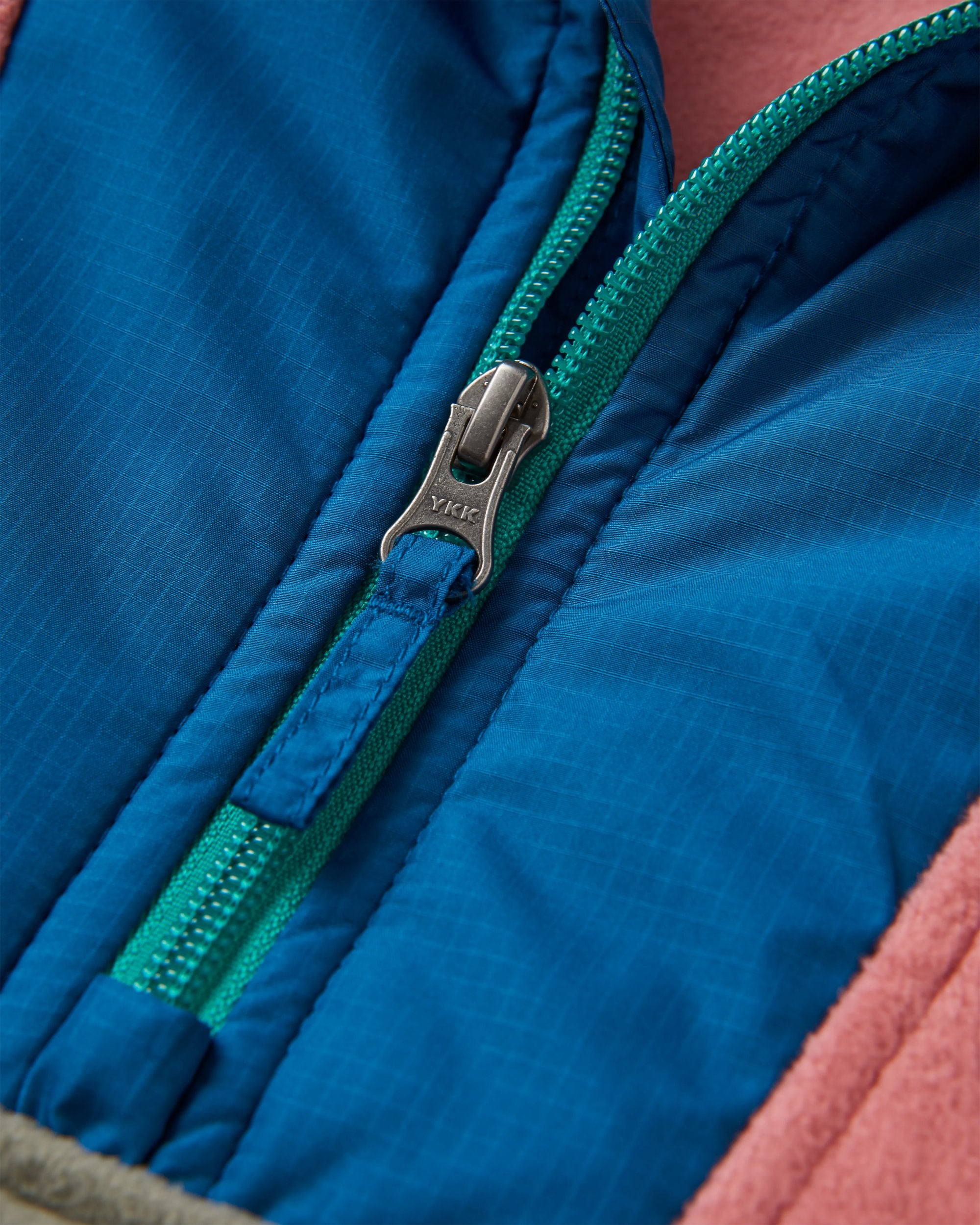 Alexander Recycled Polar Hooded Fleece - Dusty Rose - Flatlay