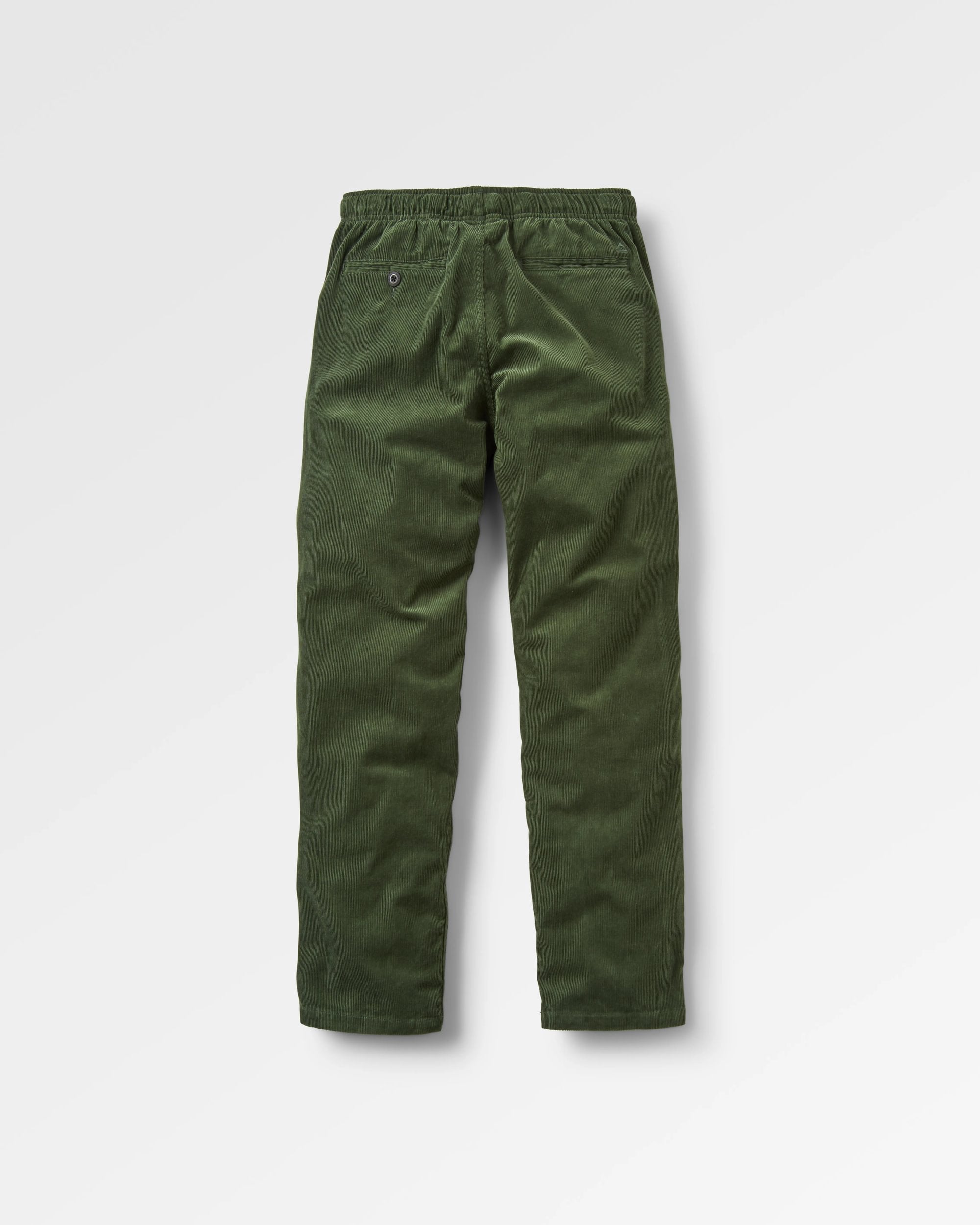 Adventurer Cord Trouser - Fir Tree - Flatlay