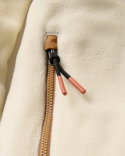 Dusk Recycled Polartec® Fleece - Oatmeal - Flatlay