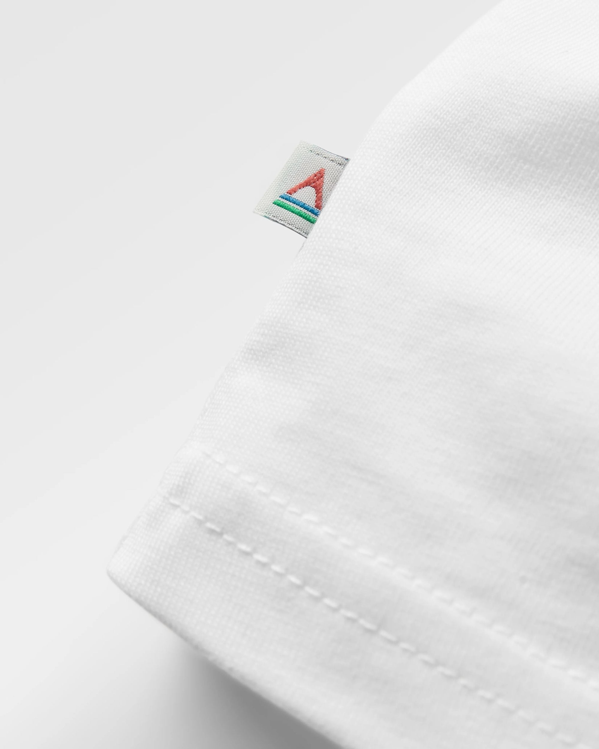 Cutout Organic Cotton T-Shirt - White - Flatlay