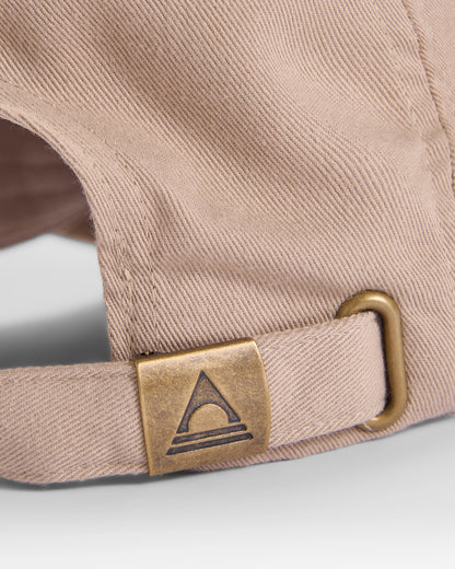 Oakash 6 Panel Cap  - Simply Taupe - Flatlay