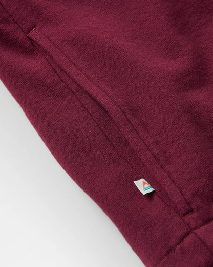 Jazz Womens Smock Sweatshirt - Fig - Flatlay