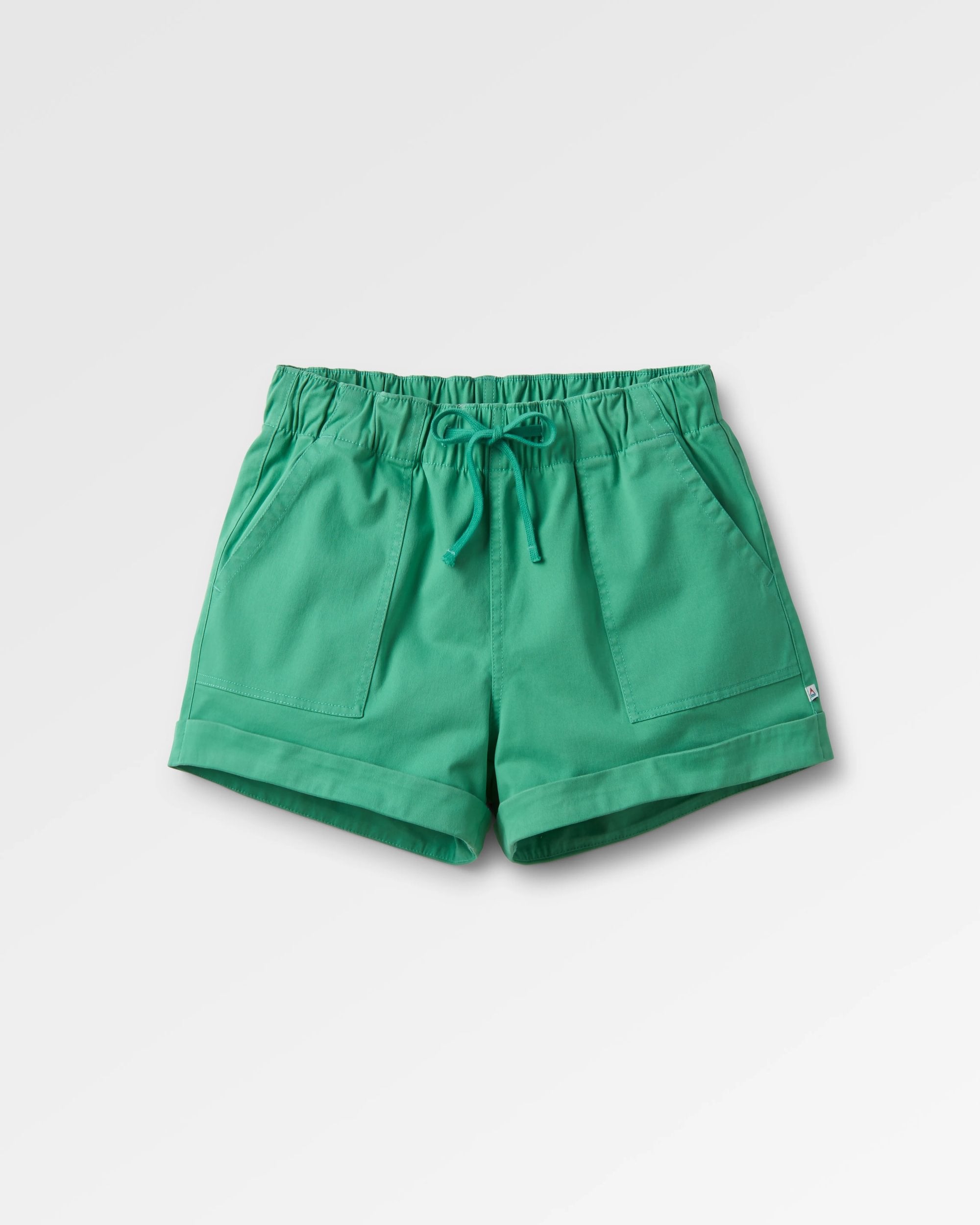 Carriso Organic Cotton Short - Green Spruce - Flatlay