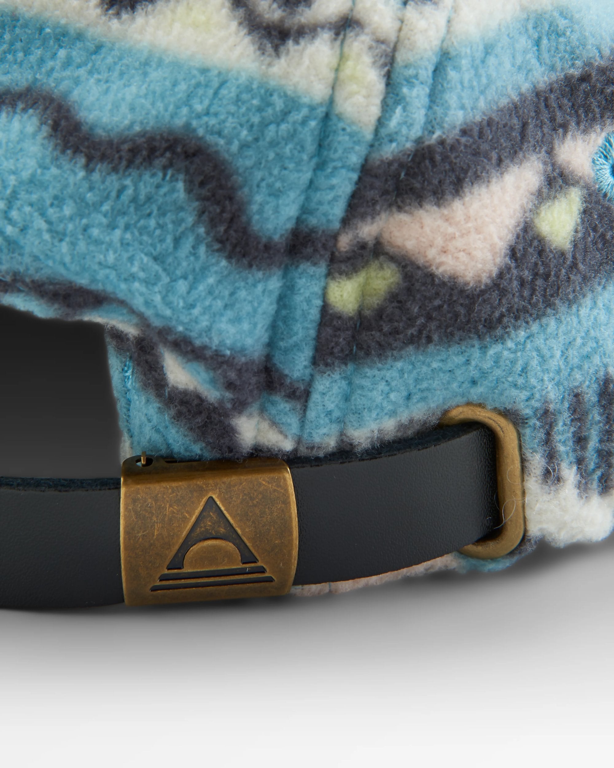 Pine Recycled Polar Fleece Cap - Mountain Geo Arctic - Flatlay