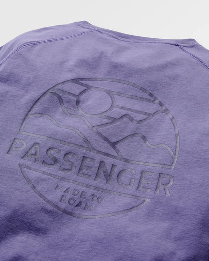 Sedona Recycled Active LS T-Shirt - Heather - Flatlay