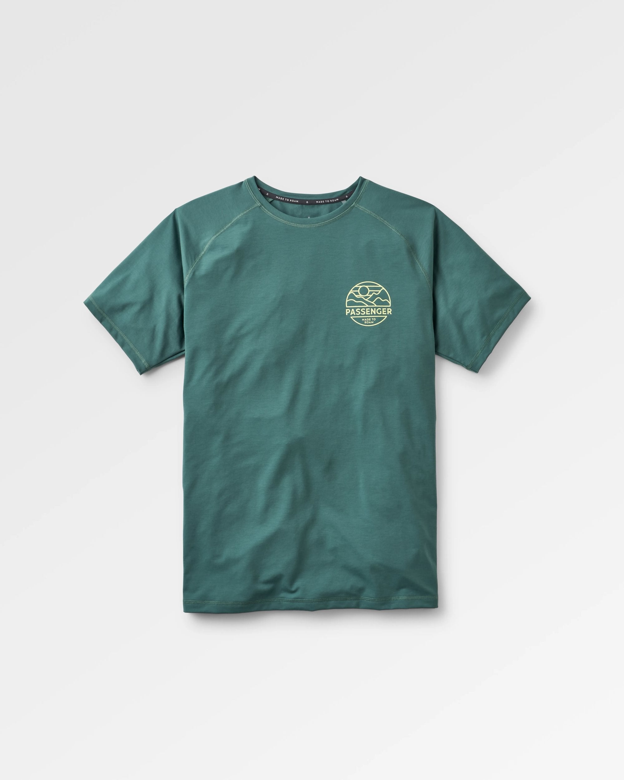 Sedona Drirelease® Recycled Active T-Shirt - Deep Ocean - Flatlay