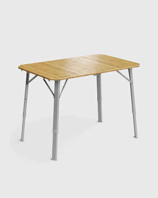 Dometic Compact Camp Table Bamboo Effect - Sandy Brown