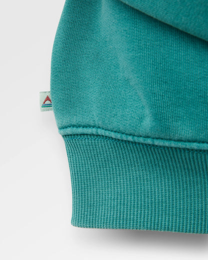 Downtime Heavyweight Sweatshirt - Pacific Green - Flatlay