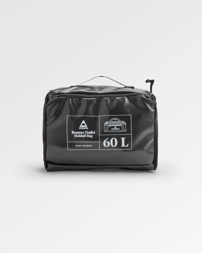Roamer Recycled 60L Duffel Bag - Phantom Black - Flatlay