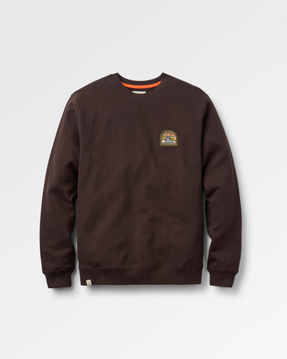 Lost Patch Sweatshirt - Espresso - Flatlay