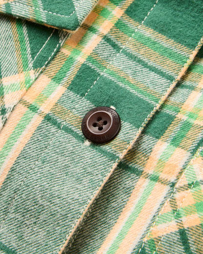 Stella Organic Cotton LS Shirt - Pineneedle Check - Flatlay