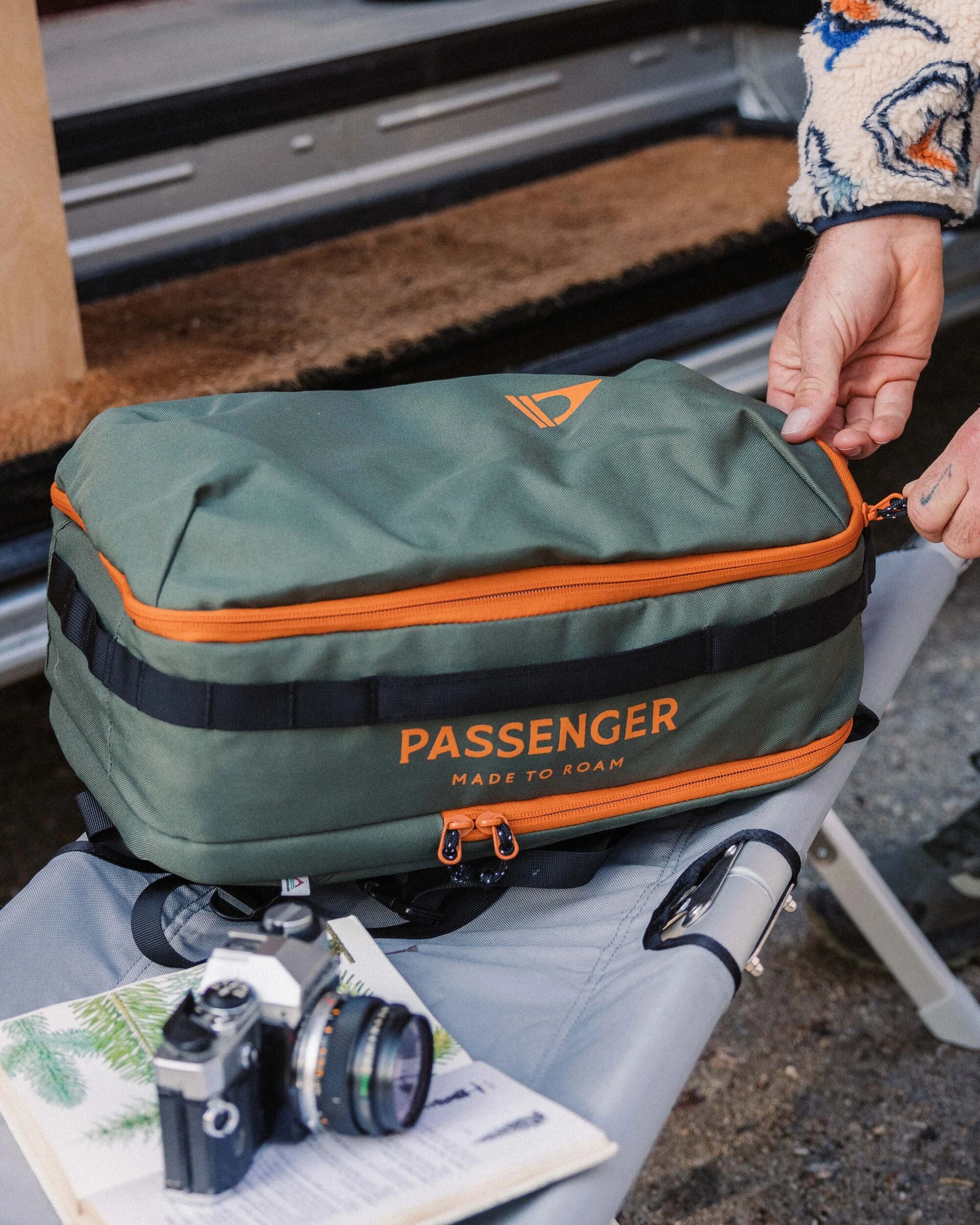 Stratos Duffel Backpack - Khaki - Lifestyle