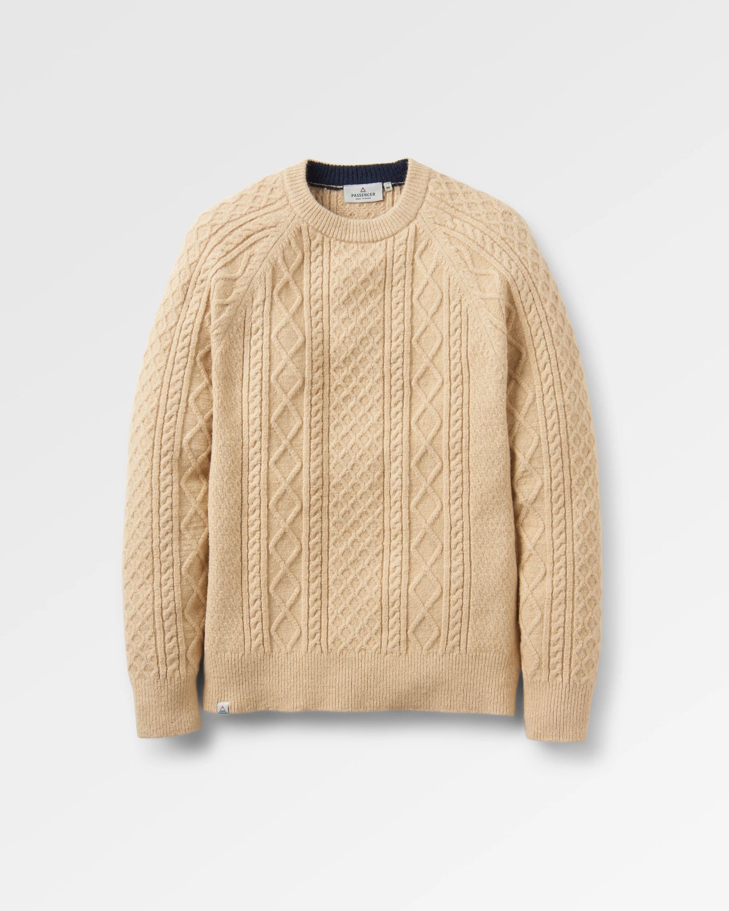 Sandbar Cable Knitted Jumper - Stone