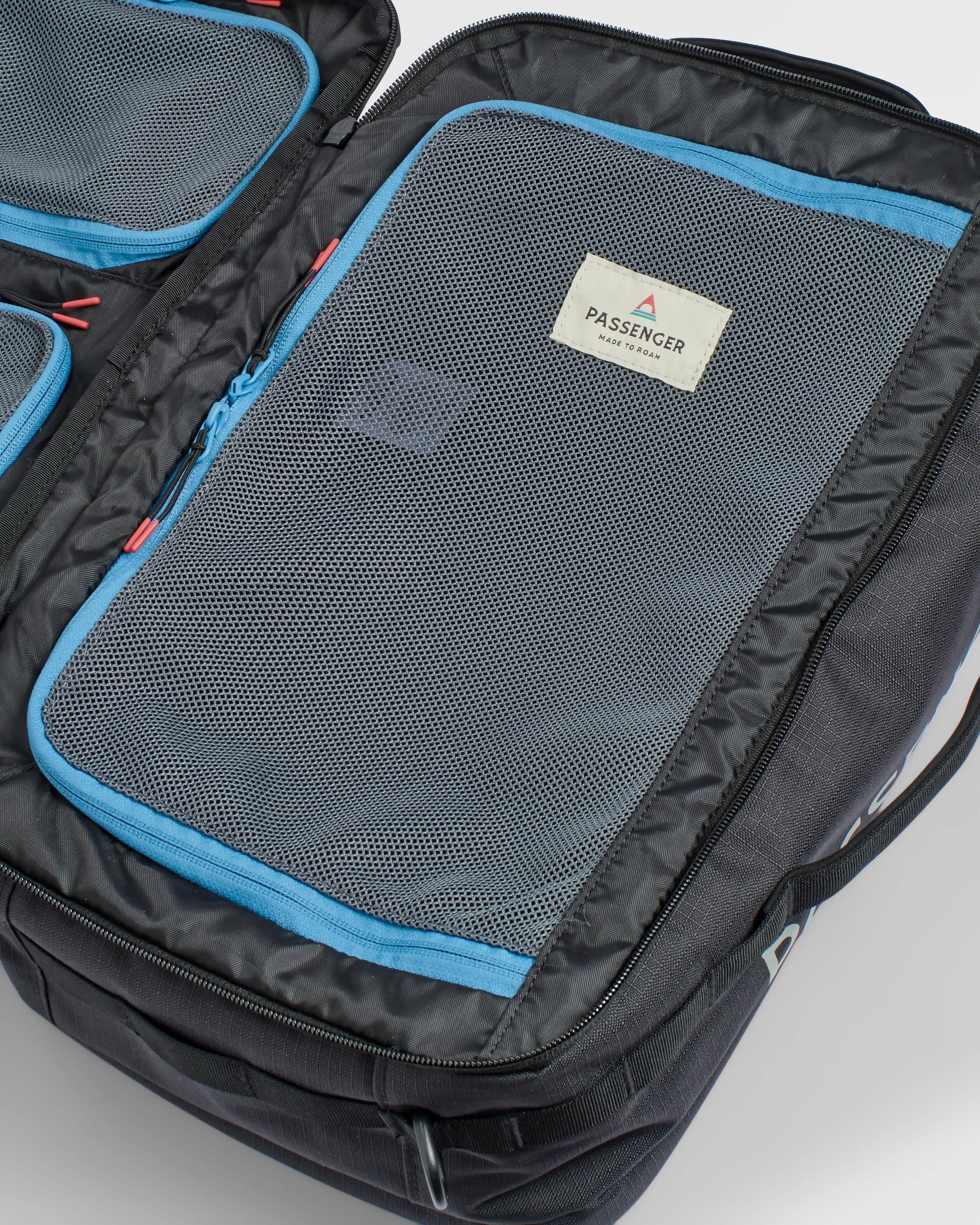 Wayfarer Recycled Backpack Duffel - Black - Flatlay