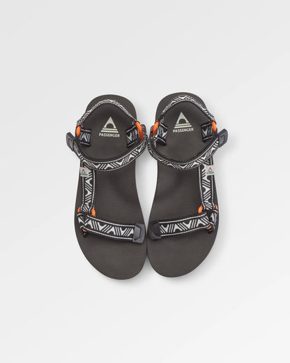 Venice Sandal - Trail Monochrome - Flatlay
