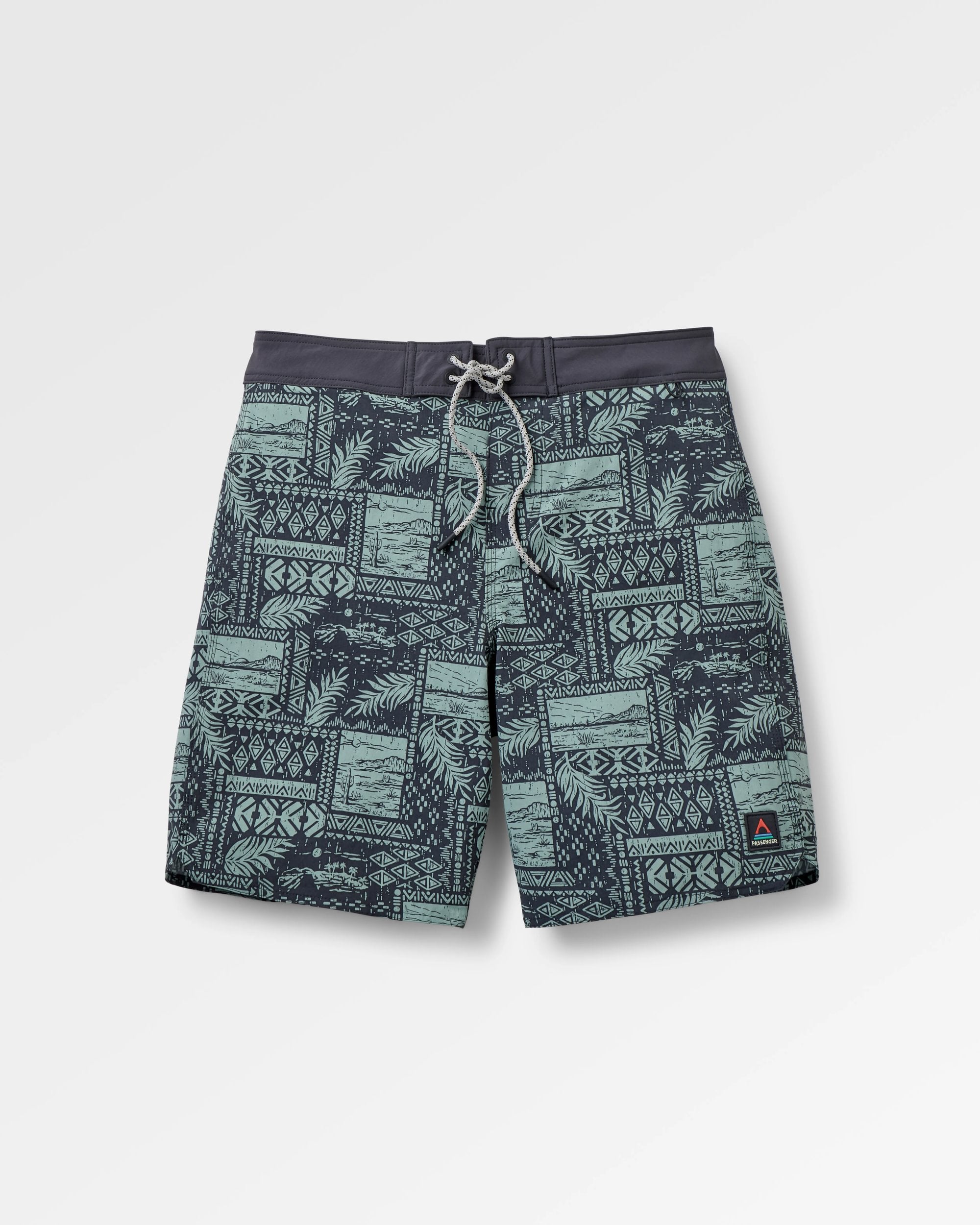 Boardshort Cruiser NetPlus® 19 Patchwork noir délavé