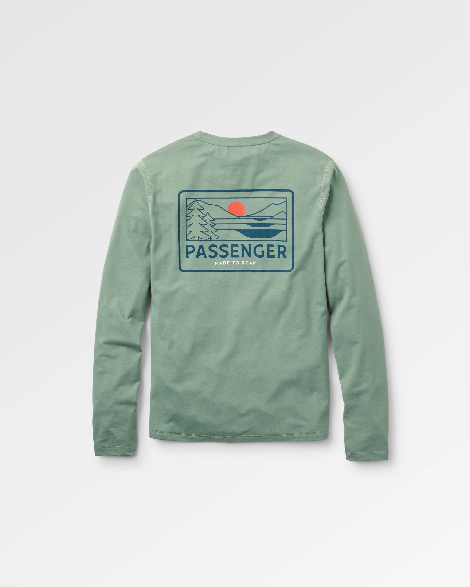 Roamscreen UPF50 Drirelease® Men's LS T-Shirt - Pistachio - Flatlay