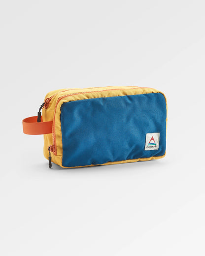 Travel Recycled Wash Kit - Tidal Blue Orange Multi