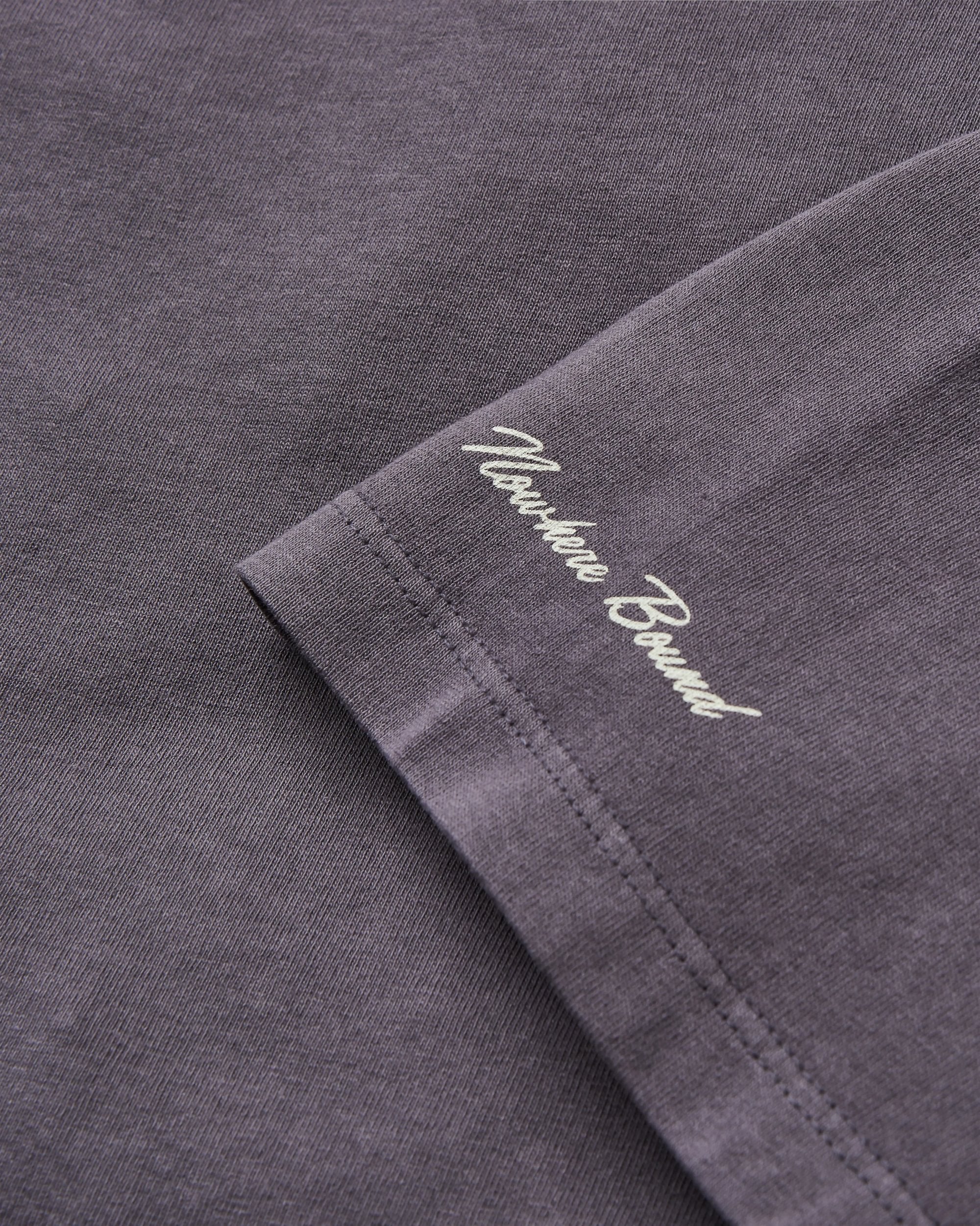 Guided Recycled Cotton T-Shirt - Charcoal - Flatlay