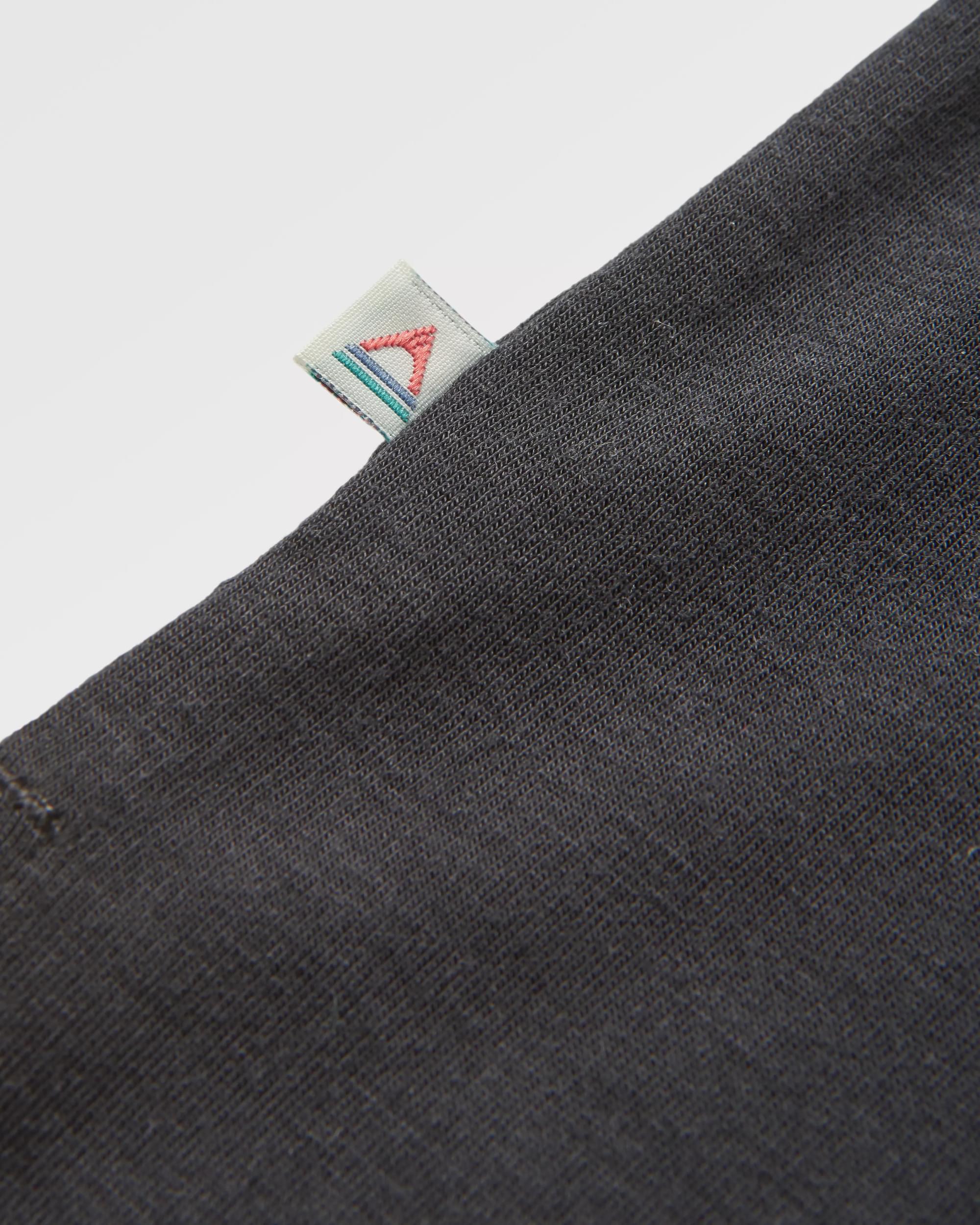 Aurora Recycled Active T-Shirt - Black - Flatlay