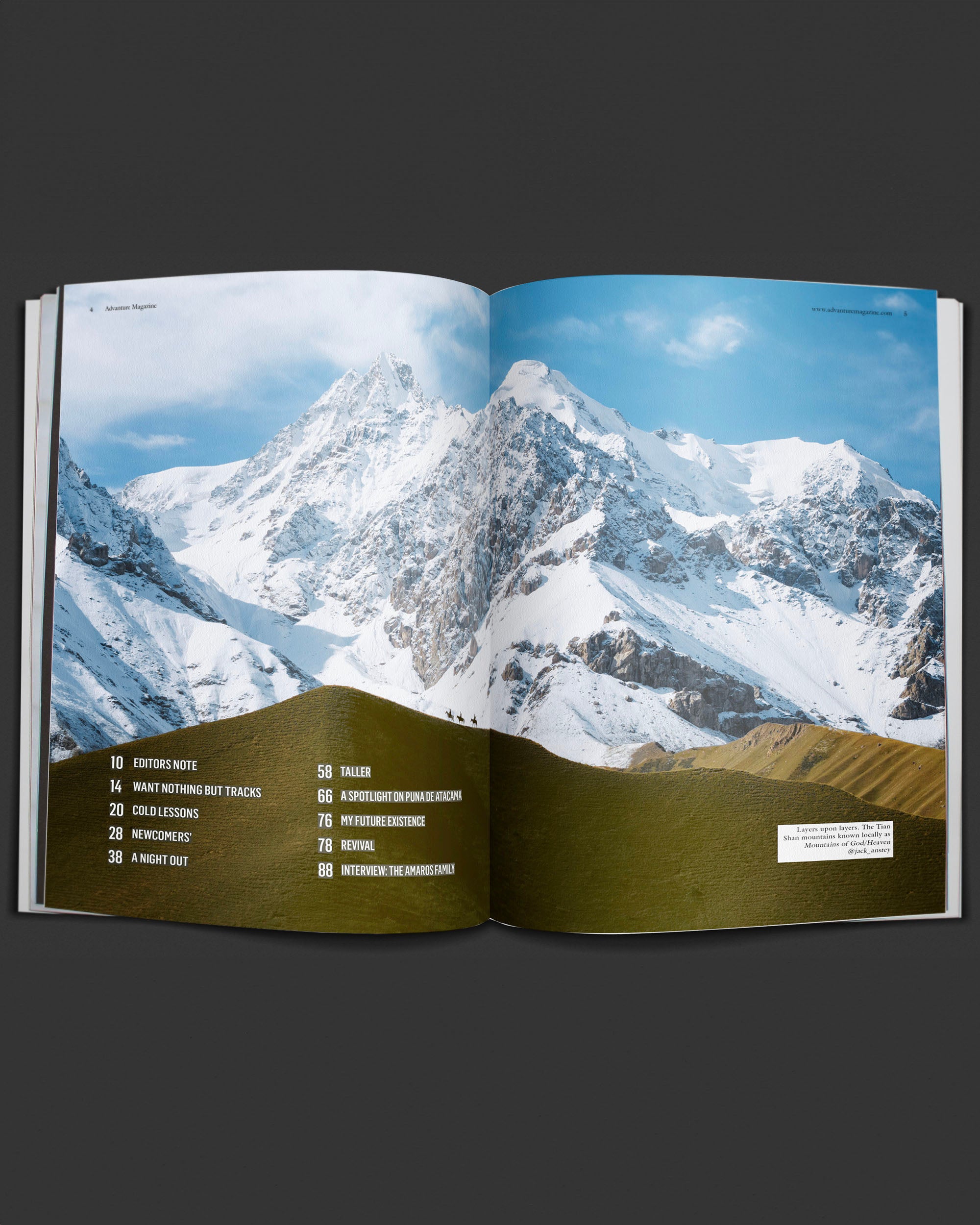 Advanture Magazine Issue 11 - No Colour - Flatlay