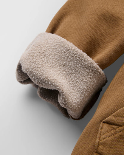 Downtime Heavyweight Hoodie - Caramel Brown - Flatlay