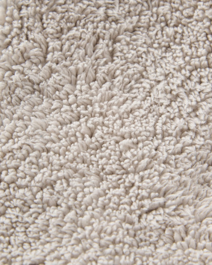 Lucia Denim Sherpa Lined Bomber Jacket - Denim Blue - Flatlay