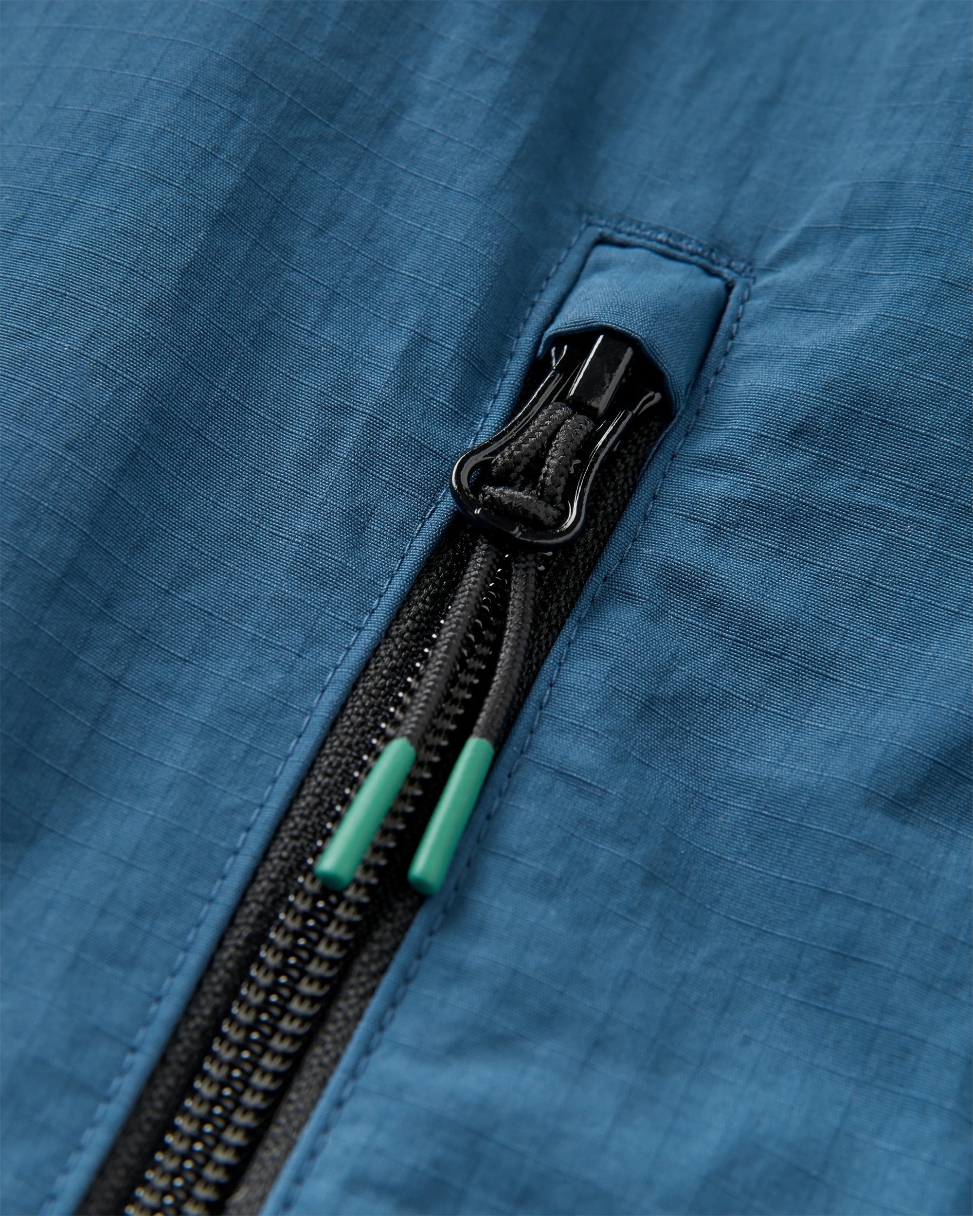 Seek Out Water Resistant Anorak - Dark Denim - Flatlay