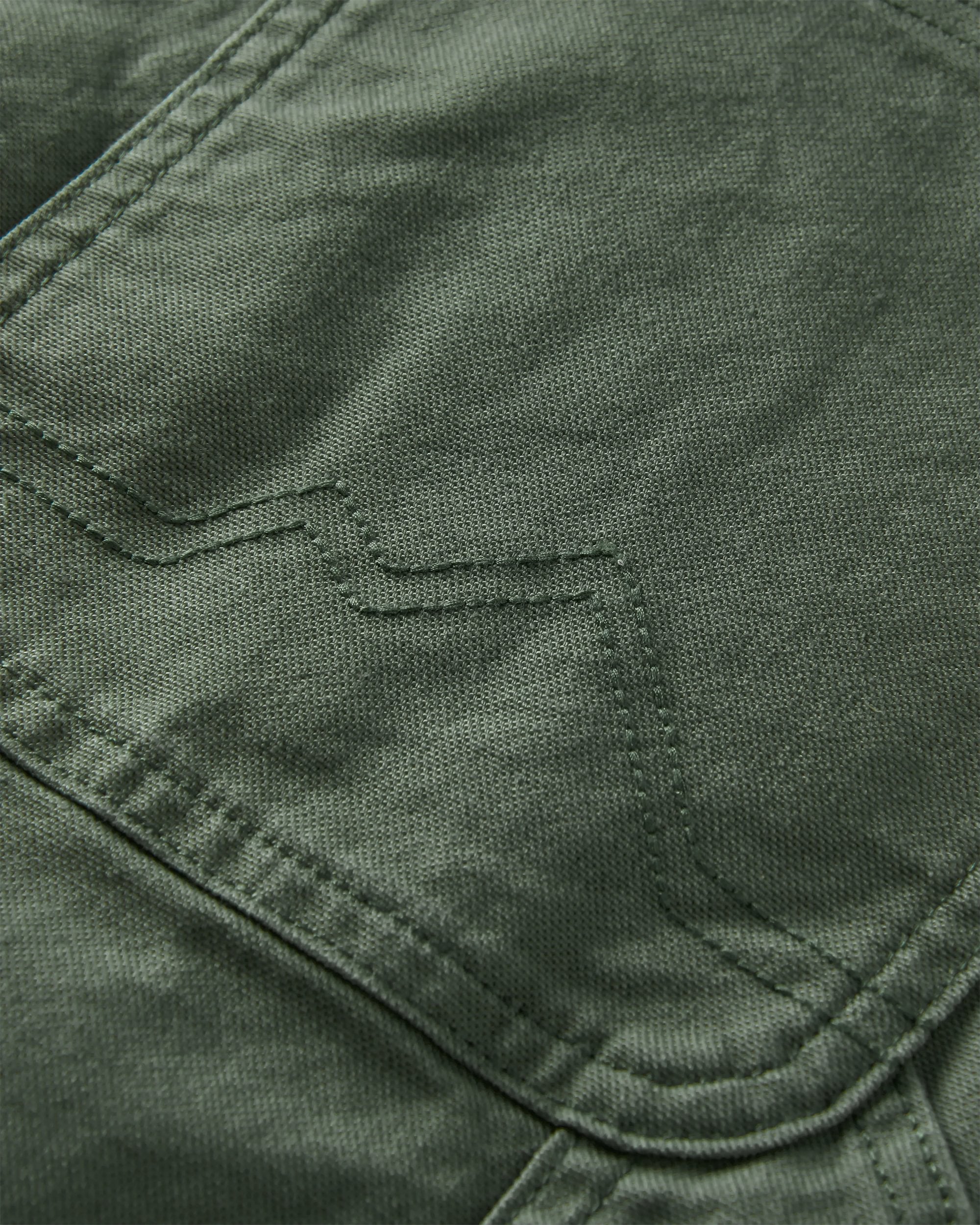 Vantage Organic Cotton Dungaree - Khaki - Flatlay