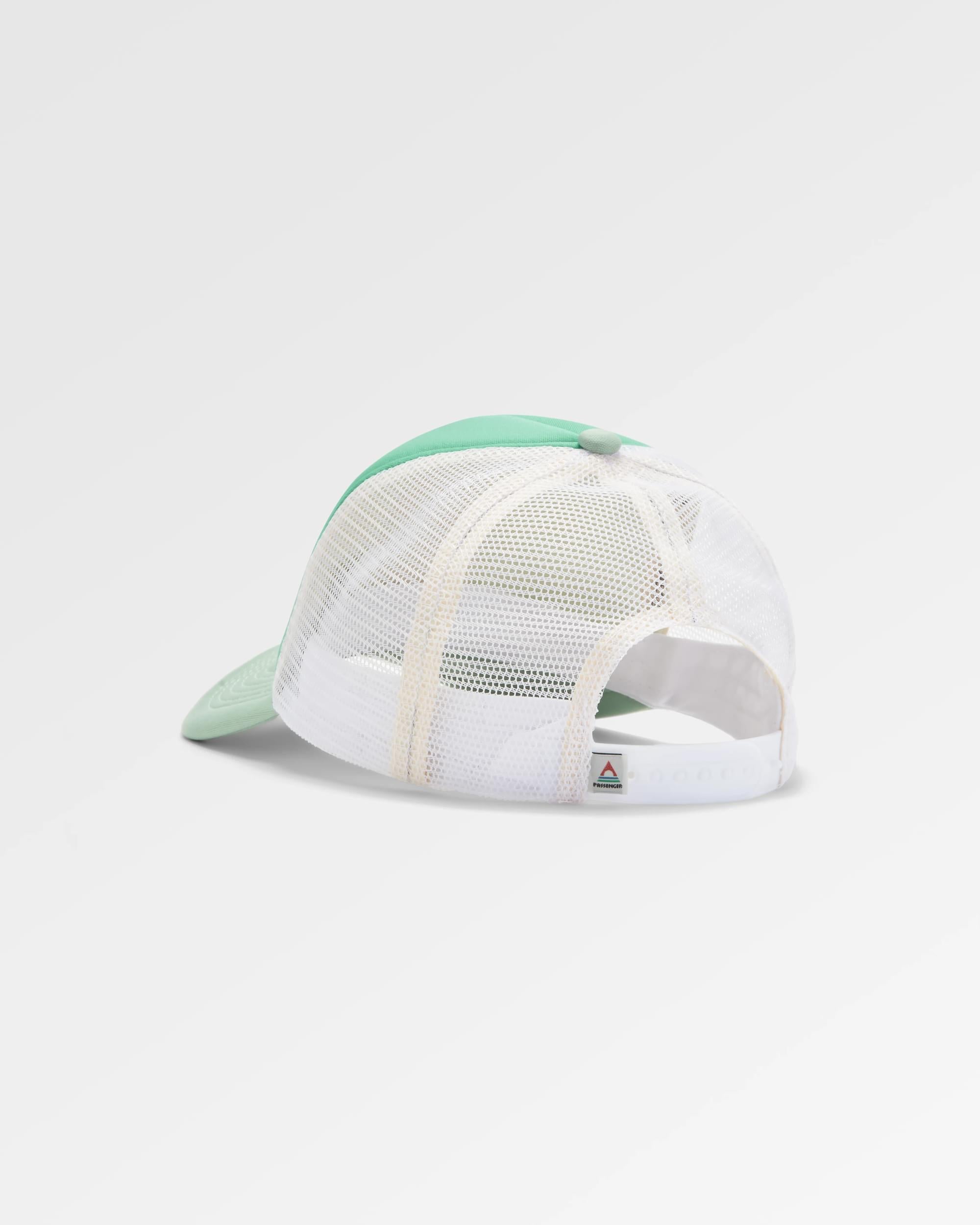 Escapism Trucker Cap - Green Fig - Flatlay