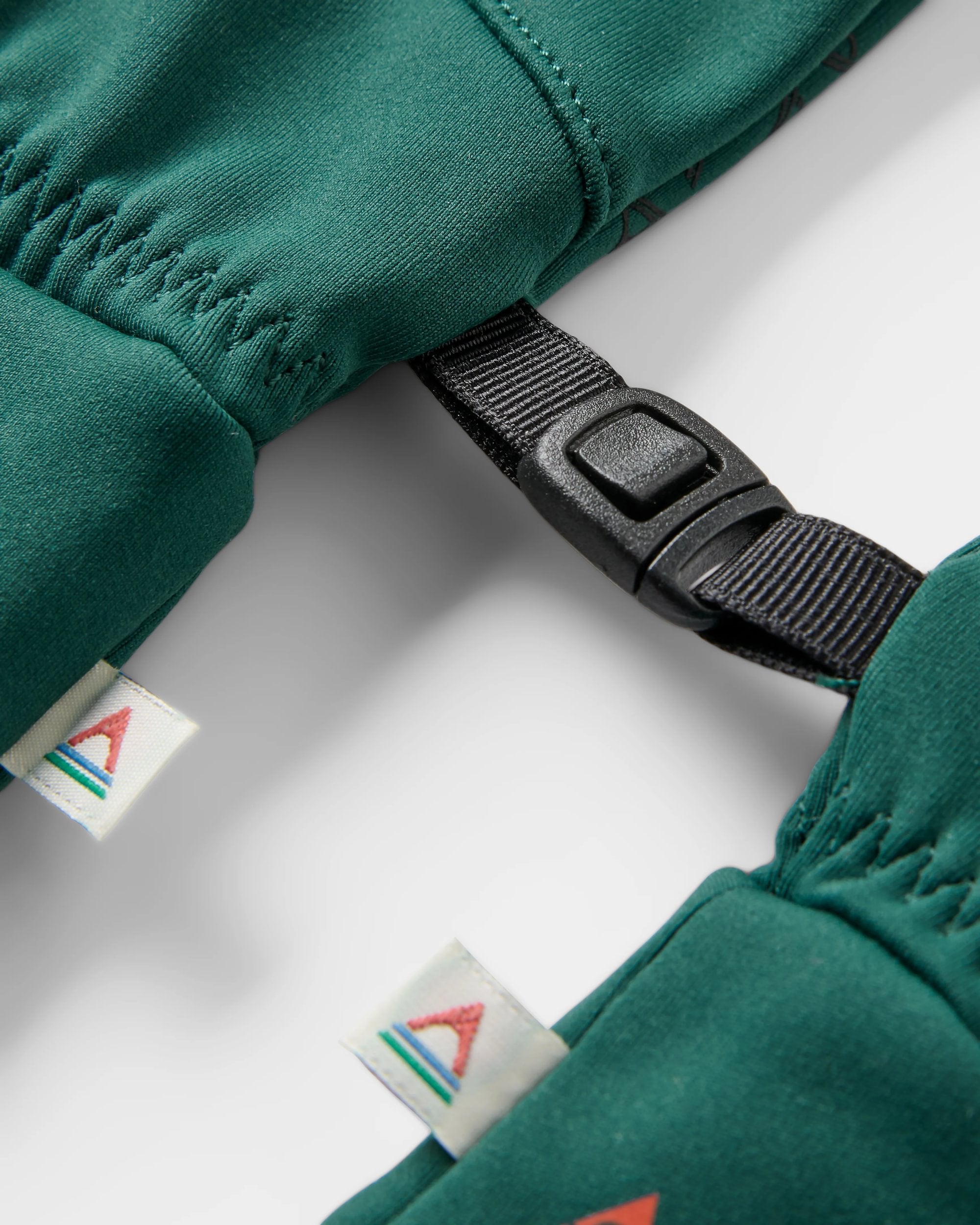 Jacks Touch Screen Gloves - Rain Forest - Flatlay