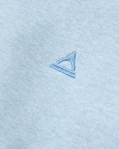 Legacy Sweatshirt - Faded Denim Marl - Flatlay