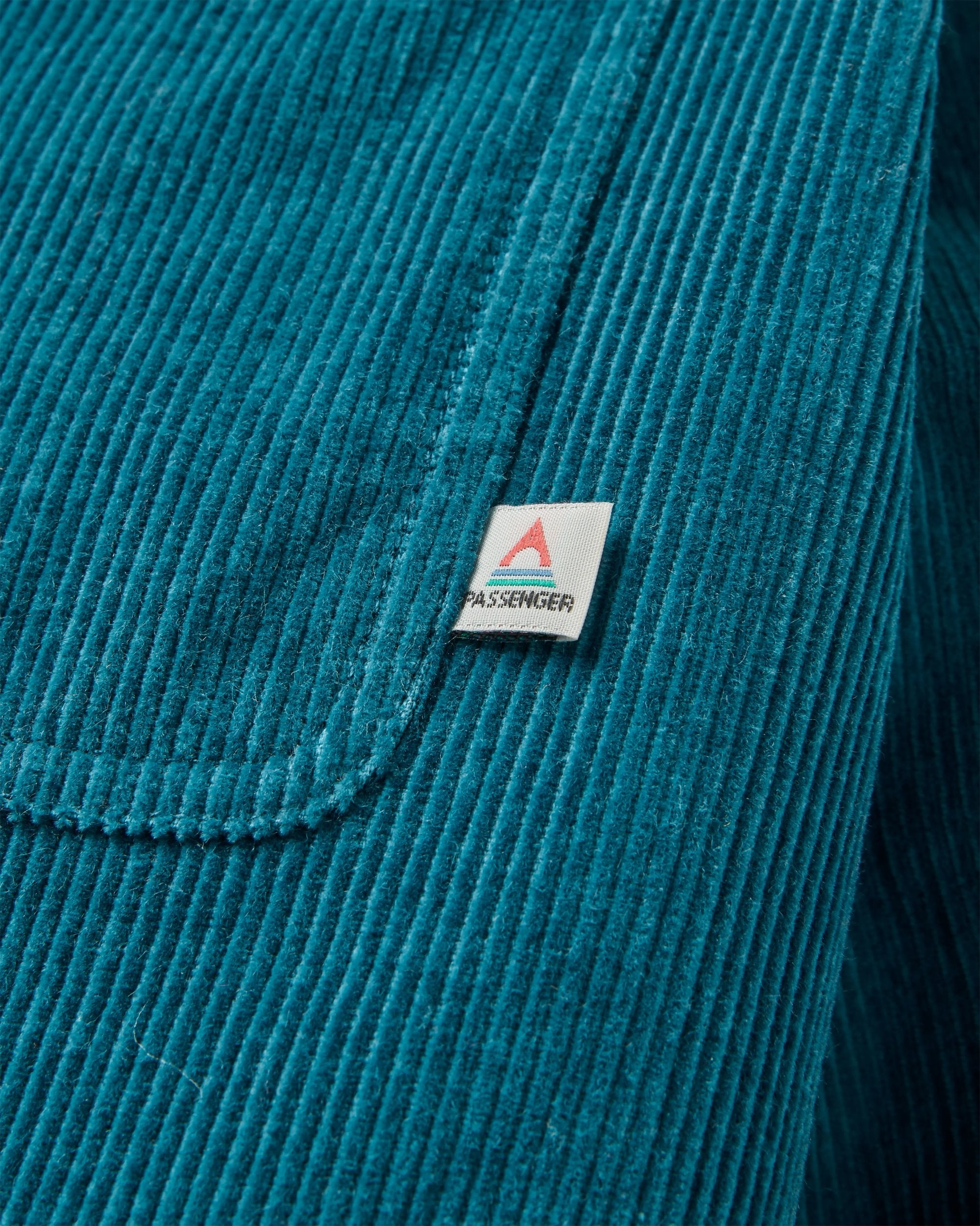 Backcountry Cord Shirt - Tidal Blue - Flatlay