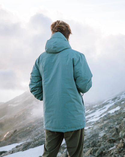 Explorer Waterproof Down Parka - Stormy Sea - Lifestyle