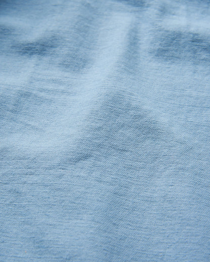 Stella Organic Cotton LS Shirt - Faded Denim - Flatlay