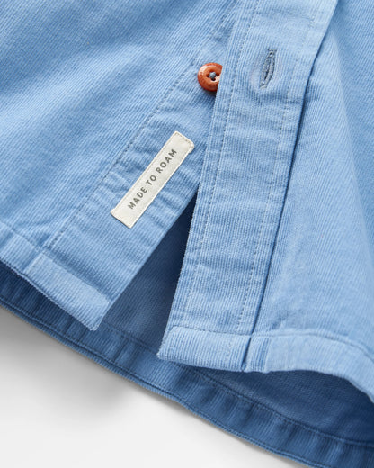 Backcountry Cord Light Shirt - Faded Denim - Flatlay