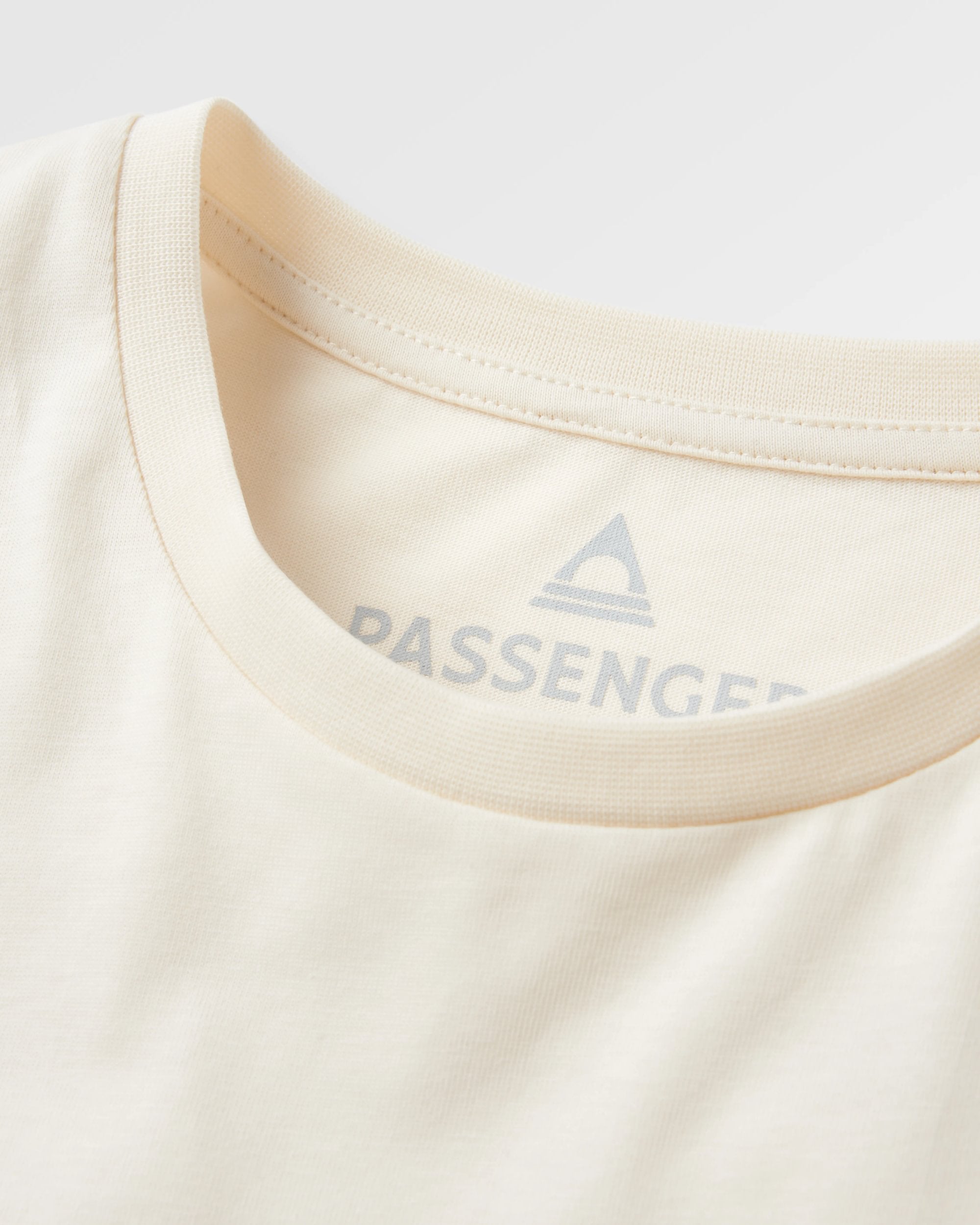 Waves & Trees Organic Cotton T-Shirt - Birch - Flatlay