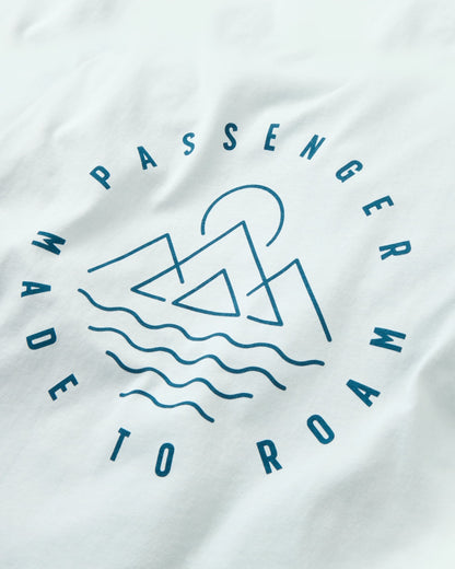 Escapism LS T-Shirt - Grey Blue - Flatlay