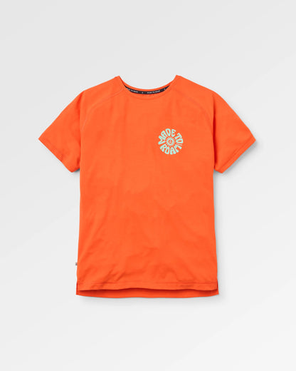 Breeze DriRelease® Trail Women's T-Shirt - Ember Orange - Flatlay