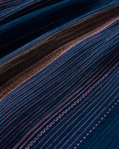 Dew EcoVero Woven Skirt - Dark Denim Multi Stripe - Flatlay