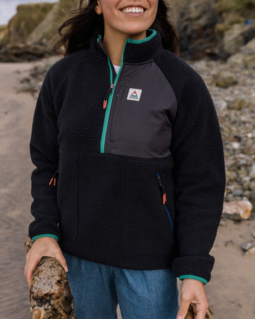 Polaire en Sherpa Recyclé Home - Noir