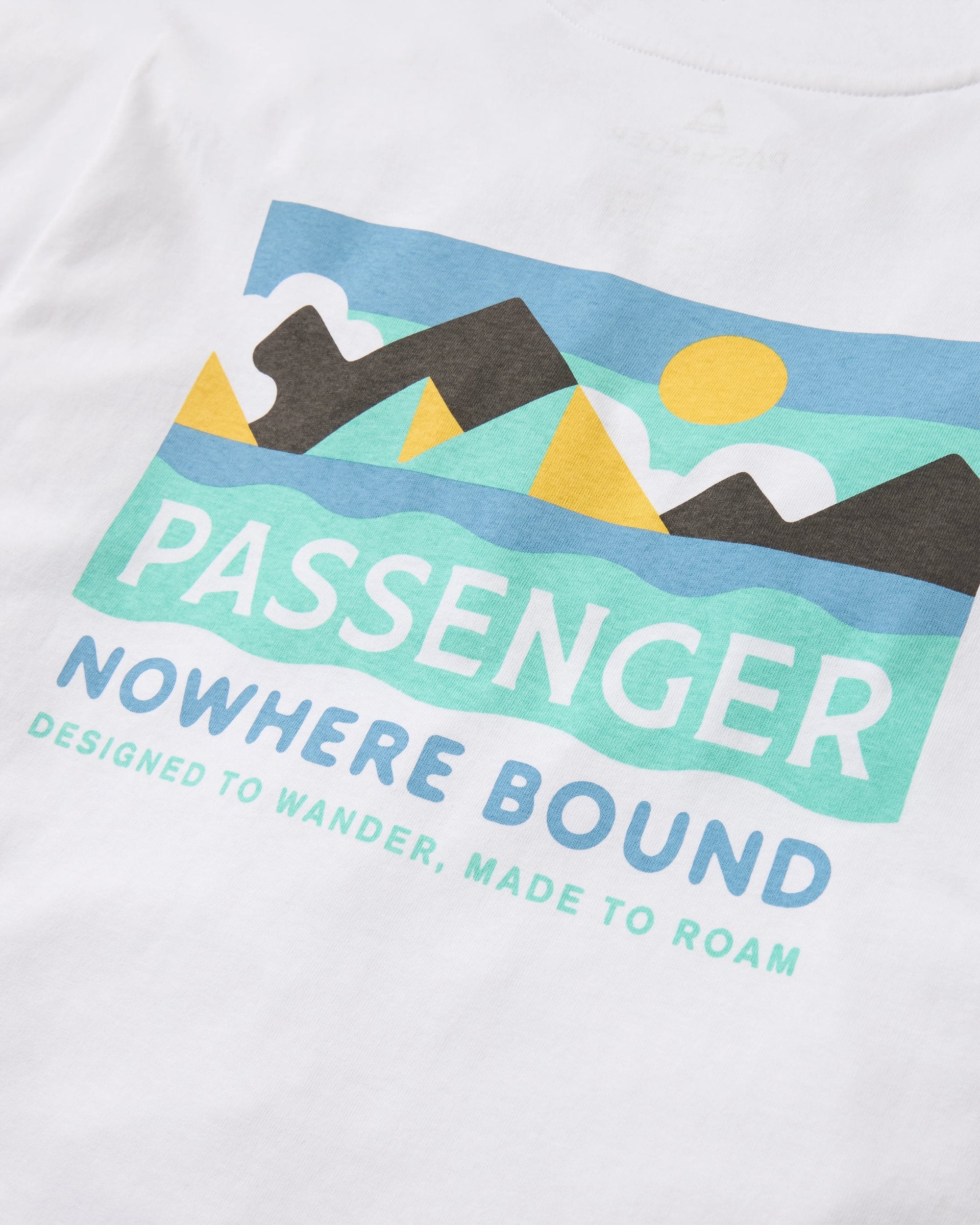 NWB Recycled Cotton T-Shirt - White - Flatlay