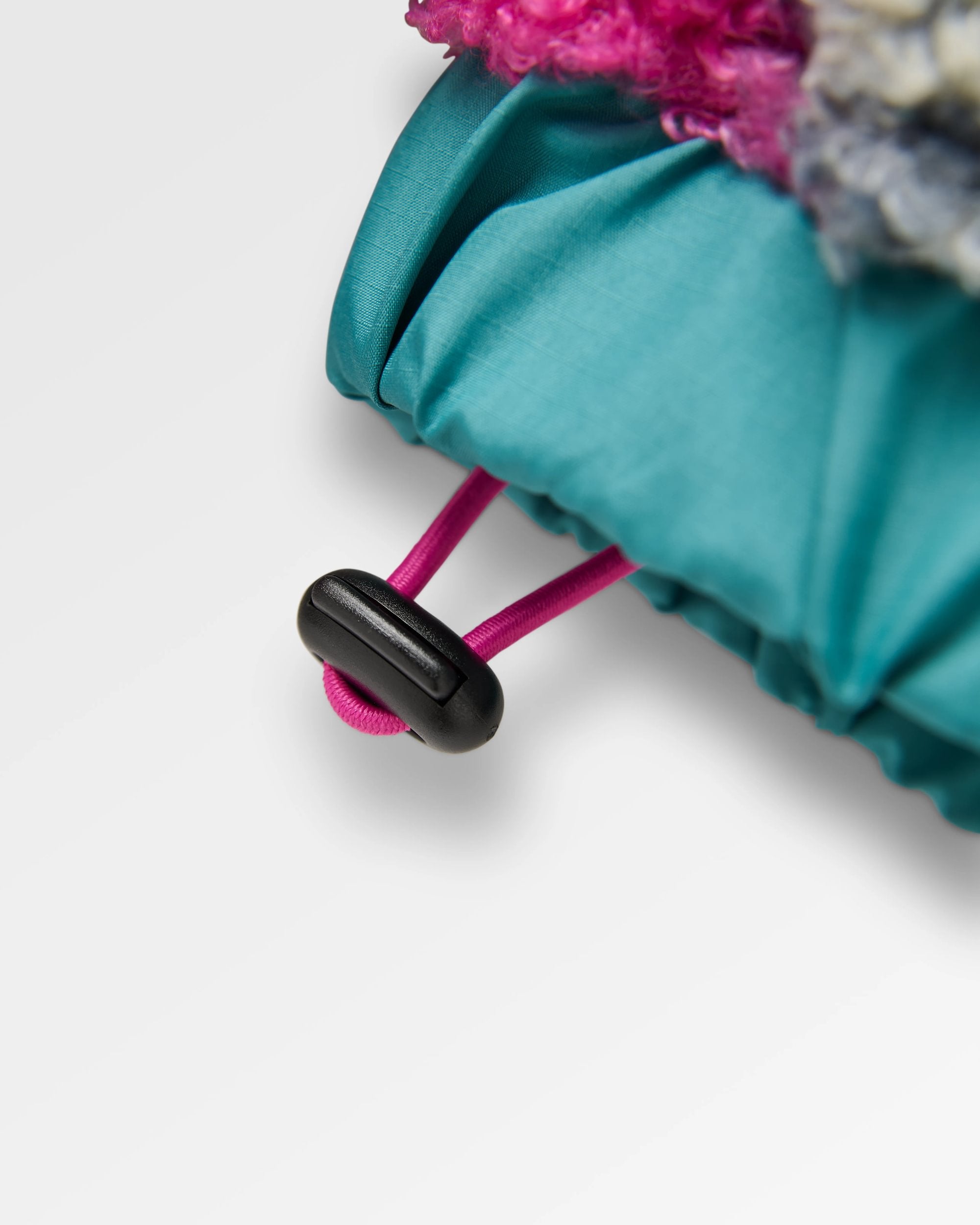 Ravi Recycled Sherpa Fleece - Mosaic Mountain Charcoal - Flatlay