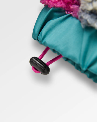 Ravi Recycled Sherpa Fleece - Mosaic Mountain Charcoal - Flatlay