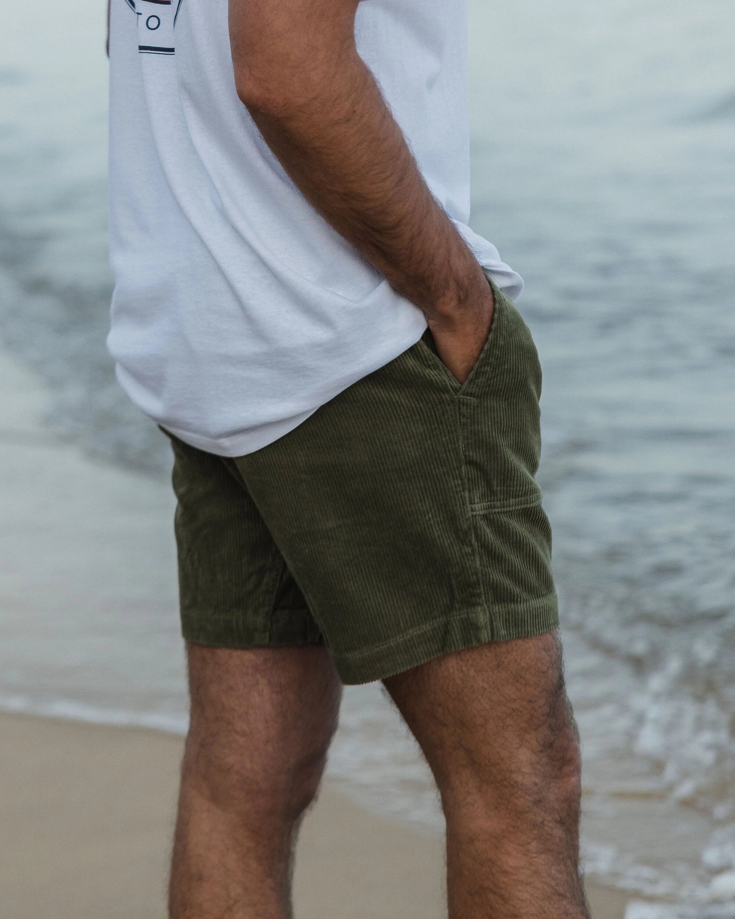 Topanga Cord Shorts - Khaki