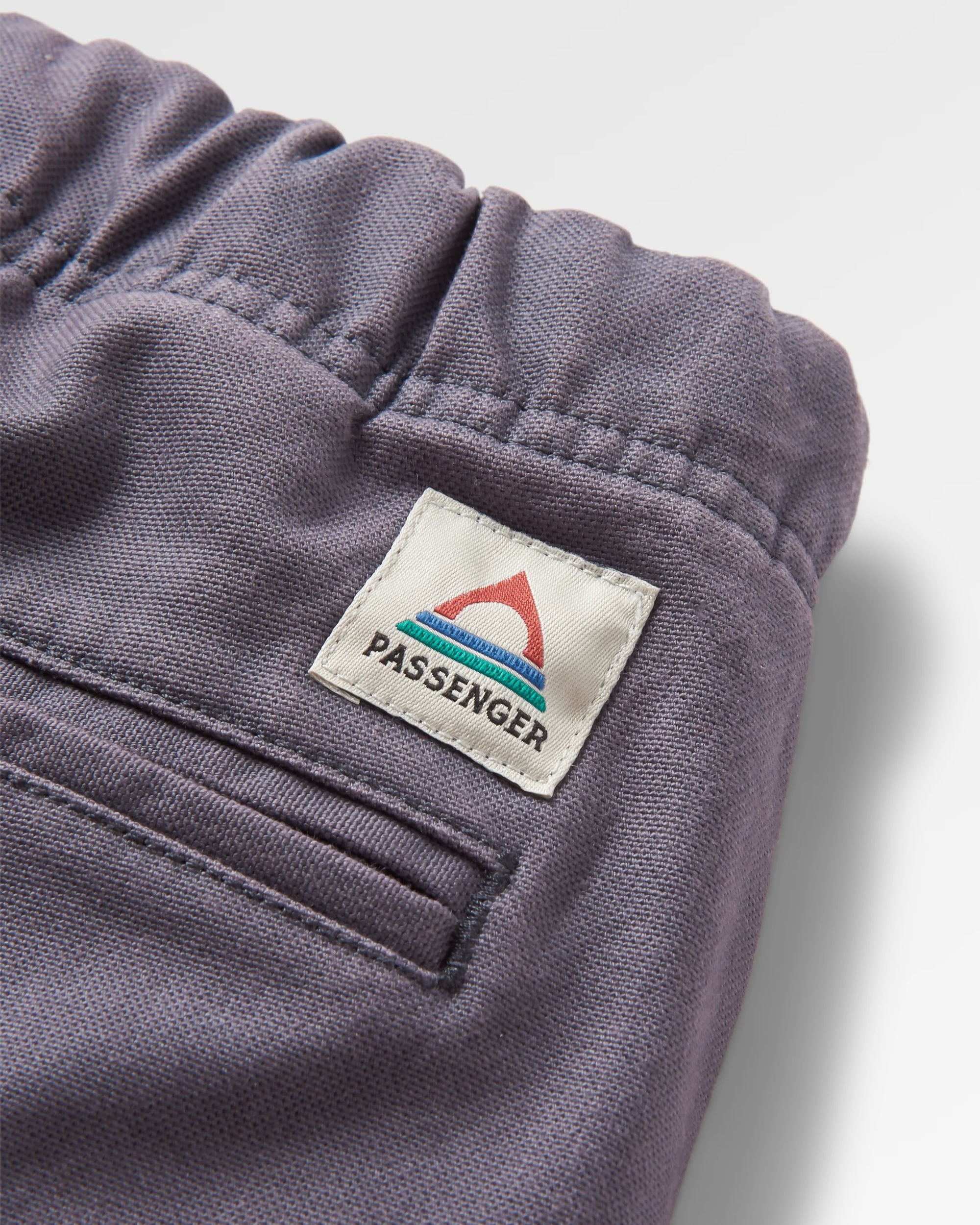 Adventurer Organic Canvas Trouser - Charcoal - Flatlay