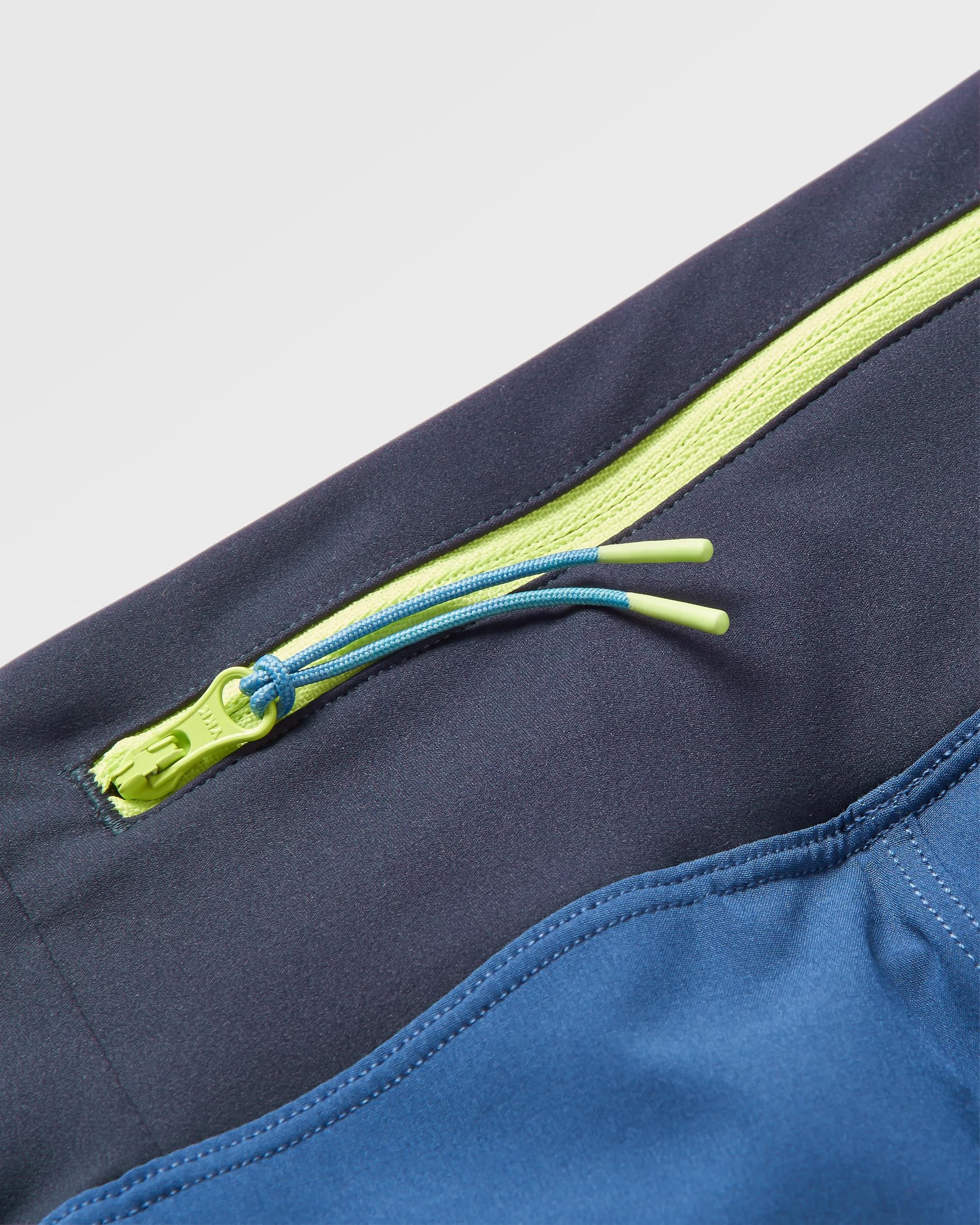 Roundtrip Recycled All Purpose Trail Short - Dark Denim - Flatlay