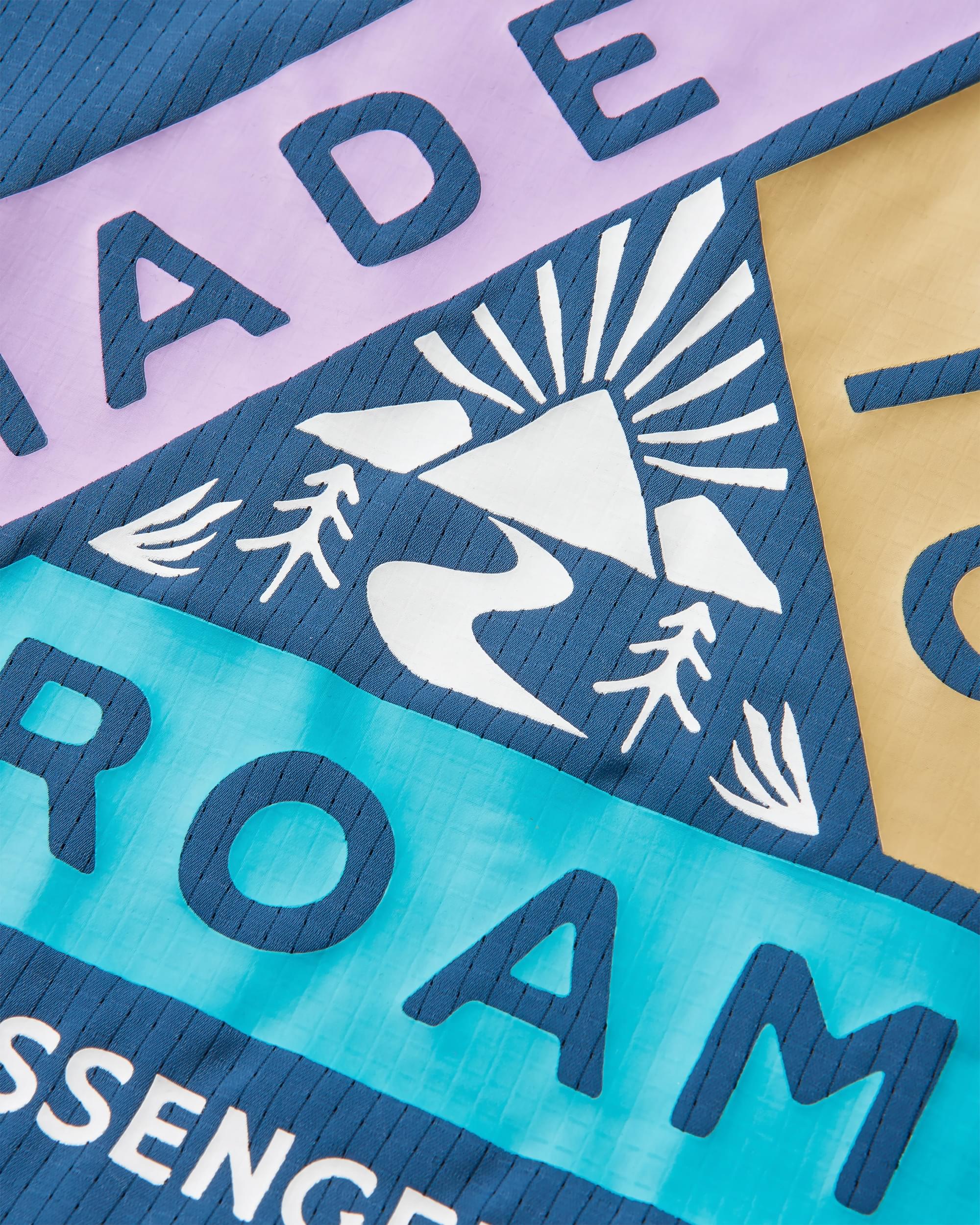 Lotus Recycled Active LS Top - Dark Denim - Flatlay